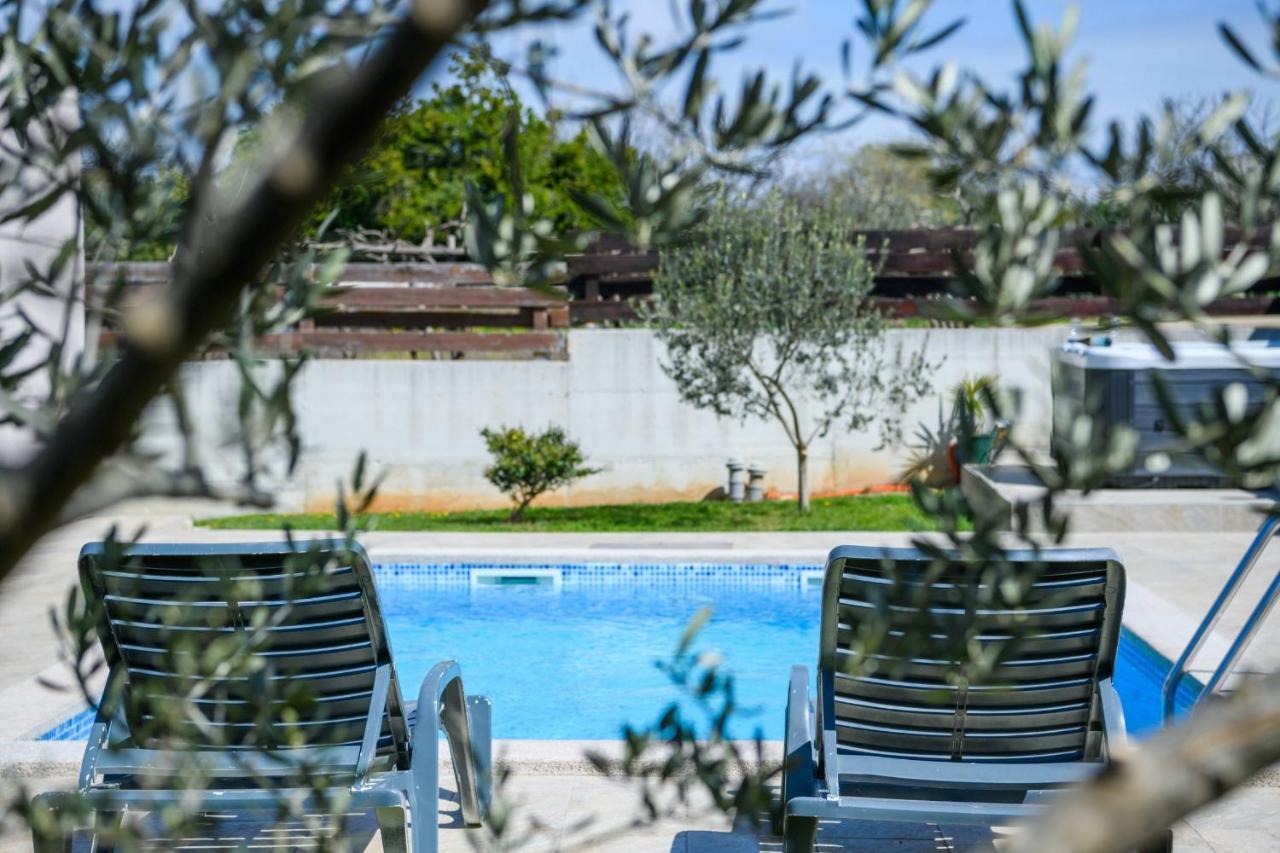 Vila Bobo Family House With Pool Vodnjan Exteriér fotografie