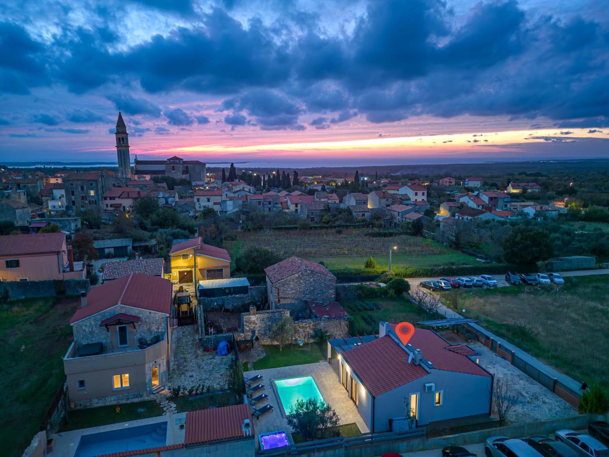 Vila Bobo Family House With Pool Vodnjan Exteriér fotografie